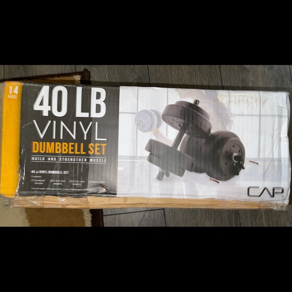 CAP 40 lb (18.1 kg) dumbell set - Picture 3 of 4
